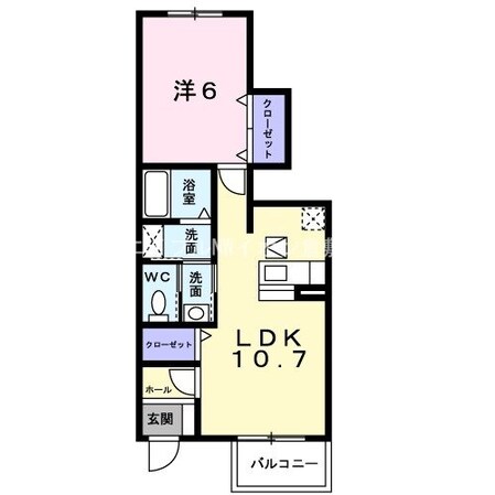 ヌーベル　アンジュの物件間取画像